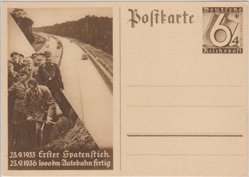 Card P 263  Unused 1936