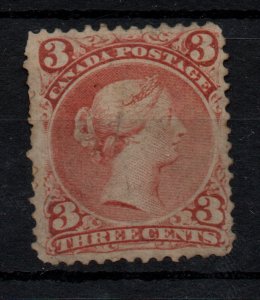 Canada 1868 3c red brown SG49 mint MH Cat Val £1000 WS43452