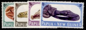 AUSTRALIA - Papua New Guinea QEII SG72-75, 1965 Canoe prows set, NH MINT.