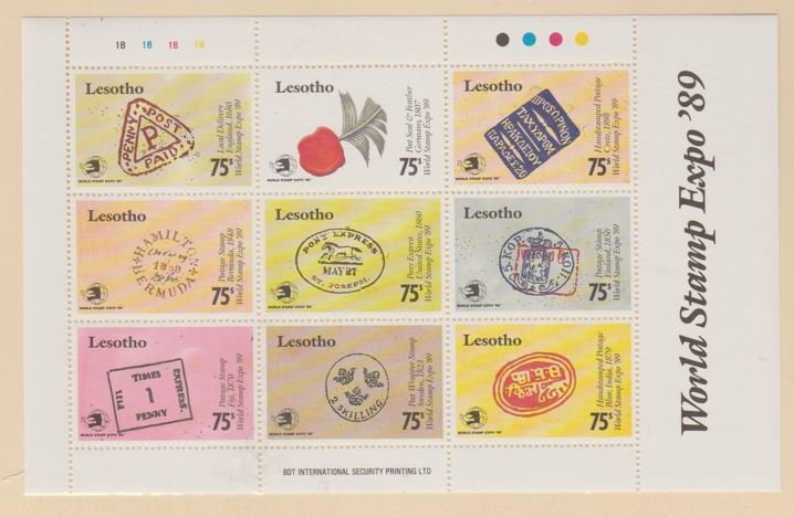 Lesotho Scott #740 Stamp - Mint NH Sheet