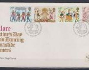 lot of 5 GREAT BRITAIN official FDC FOLKLORE #933-936