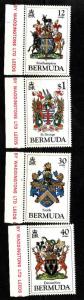 Bermuda-Sc #457-60-unused NH set-Arms-1984-