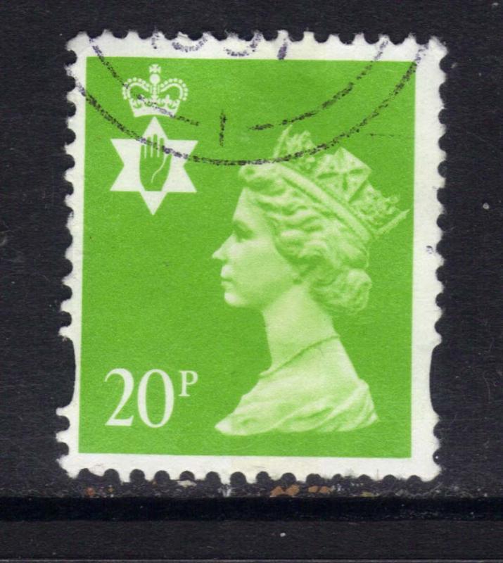 Northern Ireland GB 1993 - 2000 QE2 20p Bright Green Machin SG NI 71 ( D963 )