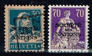 Switzerland 1925,Sc.#2017 and more used. SDN overprint