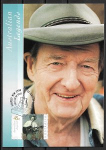 2001 Australia Sc1934 Australian Legend: Slim Dusty maxi card