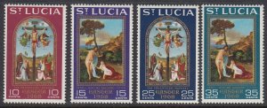 St Lucia 231-4 Easter mnh