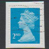 GB QE II Machin SG U2961 - 2nd brt blue - M11L - Source  B