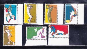 Australia 590-596 Set MNH Sports (B)