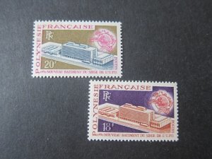 French Polynesia 1970 Sc 261-2 set MNH