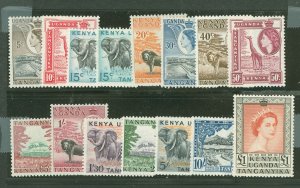 Kenya Uganda Tanganyika/Tanzania #103-17  Single (Complete Set)