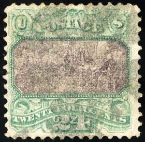 US Stamps # 120 Used VF Light Cancel Scott Value $650.00