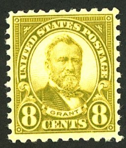 U.S. #589 MINT OG LH