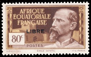 French Equatorial Africa #105  MNH - Stamps of 1936-40 Overprinted (1940)