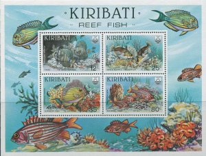 Kiribati 1985 SG236 Reef Fish MS MNH