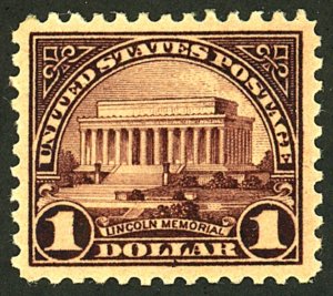 U.S. #571 MINT OG HR