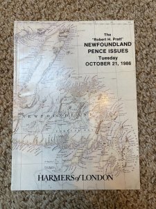 ROBERT H. PRATT Newfoundland - October 21, 1986 Harmers of London Auction
