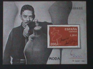 SPAIN-2000-FAMOUS CLOTHS DESIGNER OF SPAIN S/S MNH-VF  WE SHIP TO WORLDWIDE