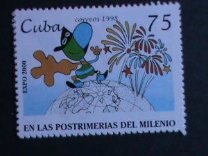 ​CUBA -1998-SC#3943 EXPO 2000 HANOVER-ON TOP OF THE WORLD-FIREWORKS MNH-VF