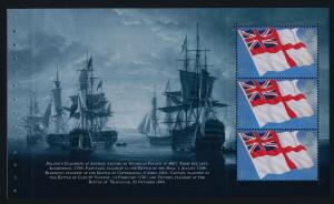 Great Britain 1999h Booklet pane MNH Flags, Nelson's Flagships