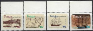 Tonga 489-92 MNH 1981 self-adhesive set (102)(ad5344)