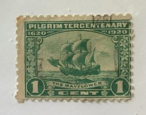 USA 1920 Scott 548 used, Pilgrim Tercentenary, The Mayflower