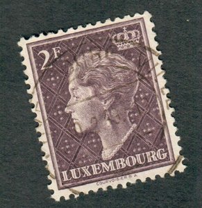 Luxembourg #257 used single
