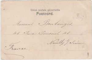 HONG KONG cover postmarked Victoria,  29 Sept. 1905 - postcard to France