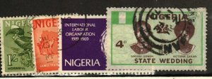 Nigeria #108-9, 226, 230 used