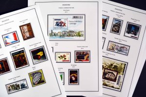 COLOR PRINTED ANDORRA [FRENCH] 1931-2020 STAMP ALBUM PAGES (100 illustr. pages)