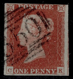 GB QV SG8, 1d red-brown PLATE 66, USED. Cat £35. CK