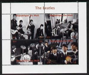 MALI - 2014 - The Beatles - Perf 4v Sheet #2 - MNH - Private Issue