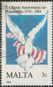 Malta, #650 Used From  1984