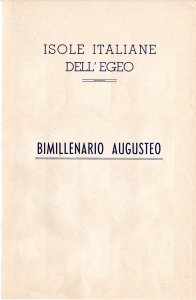 Egeo - Augusto set in special folder