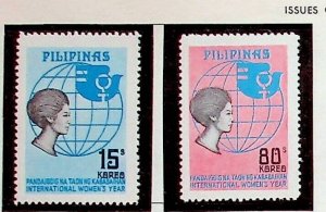 PHILIPPINES Sc 1256-61 NH ISSUE OF 1975 - CIVIL RIGHTS