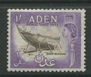 STAMP STATION PERTH Aden #62 - QEII Definitive Issue 1954  MLH  CV$0.65.