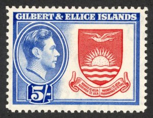 Gilbert & Ellice Islands 51 MH 1939 5sh