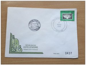 Ivory Coast 1990 FDC History of Currencies Geld Money Mi. 1010-1011