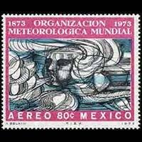 MEXICO 1973 - Scott# C415 Meteo Coop.Cent Set of 1 NH