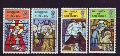 Guernsey Sc 86-9 1973 Christmas stamps NH