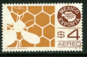 MEXICO Exporta C600, $4.00P HONEY Wmkd Fosfo Paper 2. MINT, NH. VF.