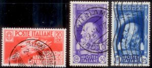 Italy 1935 SC# 345,347-8 Used E48