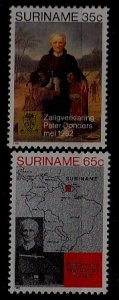 Suriname 598-99 MNH Father Petrus SCV3.20