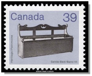 Canada - 928 MNH - Settle-Bed (1985) 39¢