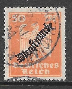 Germany O59: 50pf  Eagle o/p, used, F-VF