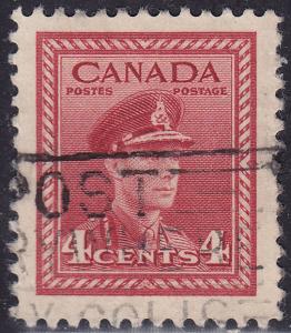 Canada 254 King George VI WWII War 1943