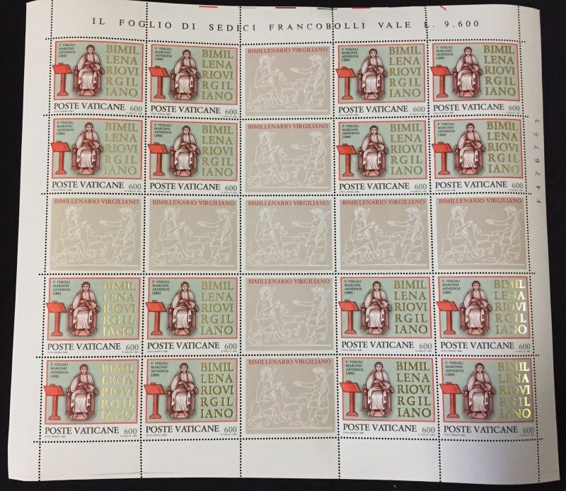 VATICAN 1972 & 1981 Religion Blocks MNH (Apx 120 Stamps(LA916