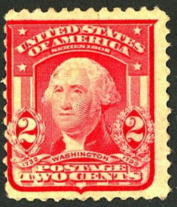 U.S. #319j USED LIGHT CANCEL