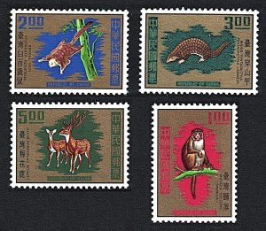 RO China- Taiwan 1971 Wildlife Animals (4v Cpt) VF MNH