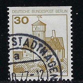 Germany Berlin Scott # 9N394, used, variation from booklet, 534C