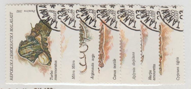 Malagasy - Madagascar Scott #1122-1128 Stamp - Used Set